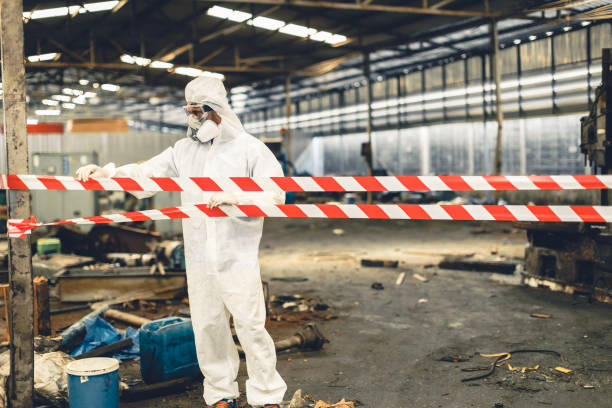 Professional Infectious Disease Decontamination technician working in Watkinsville, GA